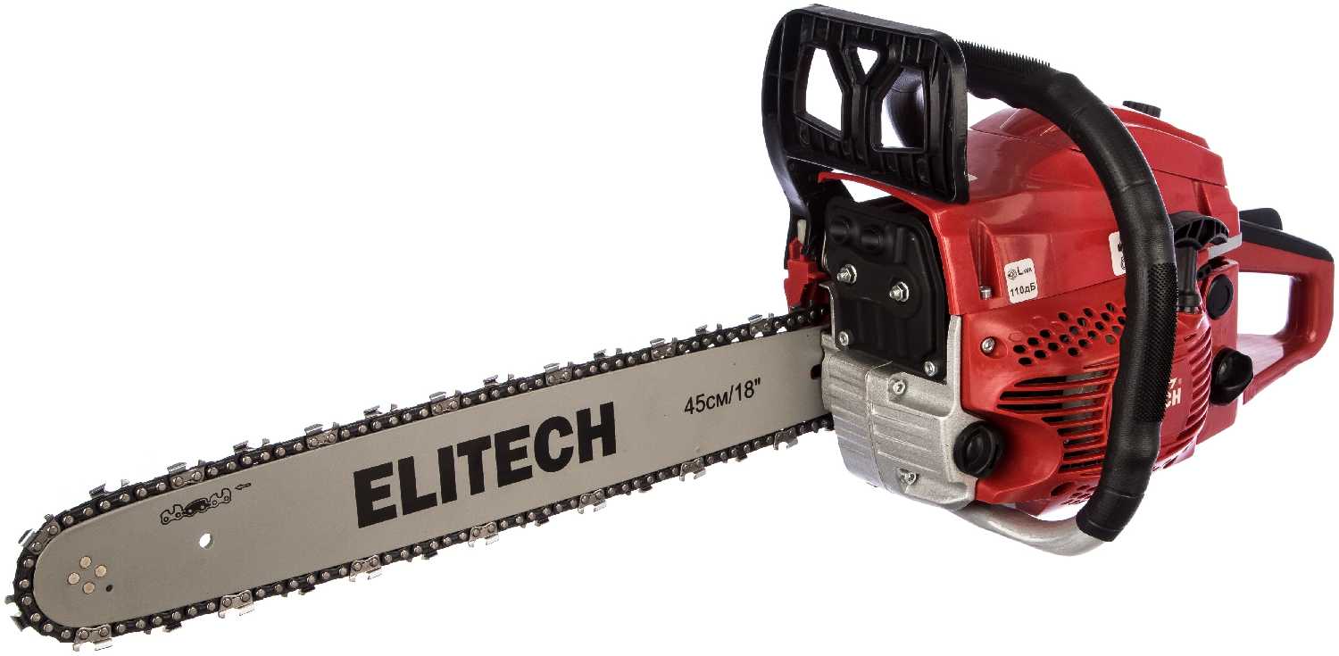 Бензопила цепная ELITECH БП 45/18 (2.4 л.с) фотография 1