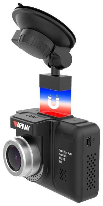 Видеорегистратор с радар-детектором Artway MD-106 COMBO 3 в 1 Super Fast фотография 1