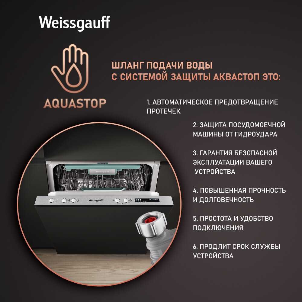 Посудомоечная машина Weissganoff BDW 4533 D фотография 5