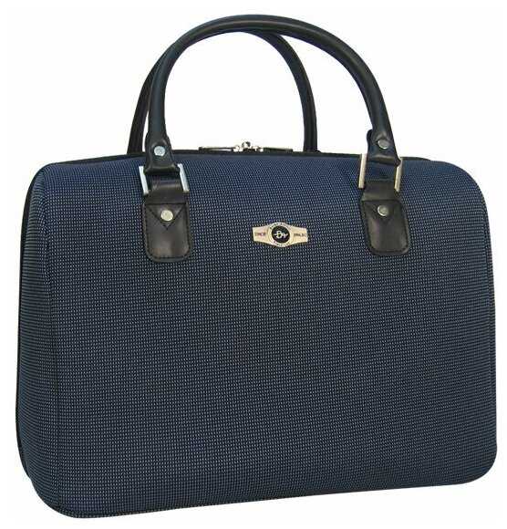 Набор: чемодан + сумочка Borgo Antico. 6088 dark blue 21/14