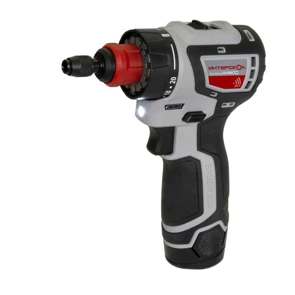 Аккумуляторная дрель-шуруповерт Интерскол КомбиМАКС ДА-10/12В [687.2.2.78] фотография 5