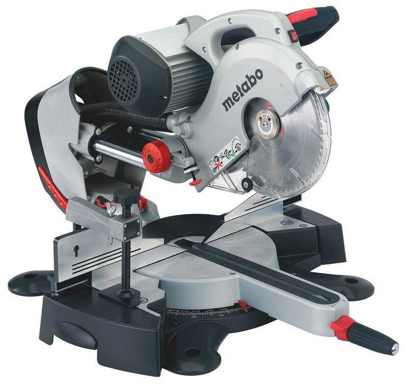 Торцовочная аккумуляторная пила с протяжкой Metabo KGS 254 I Plus