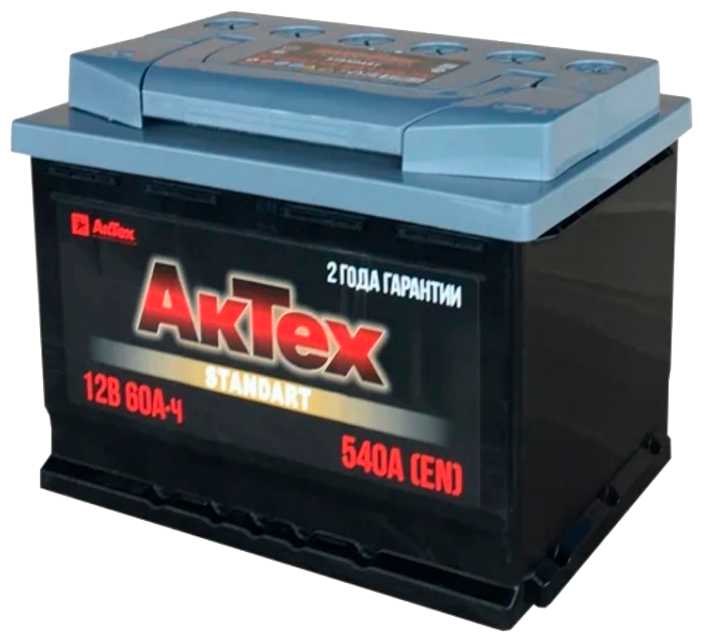 Автомобильный аккумулятор АкТех Standart ATST 60-З-L 242х175х190