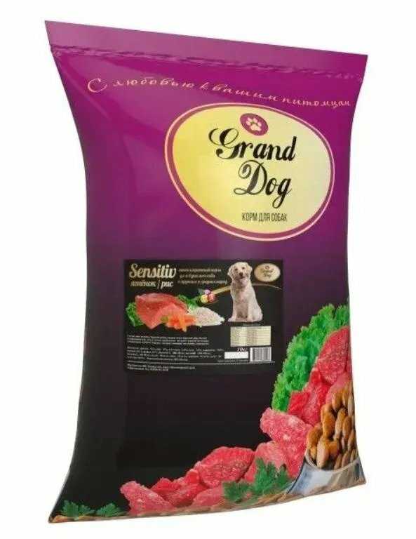 Корм для собак Grand Dog Sensitiv (ягненок с рисом) фотография 3