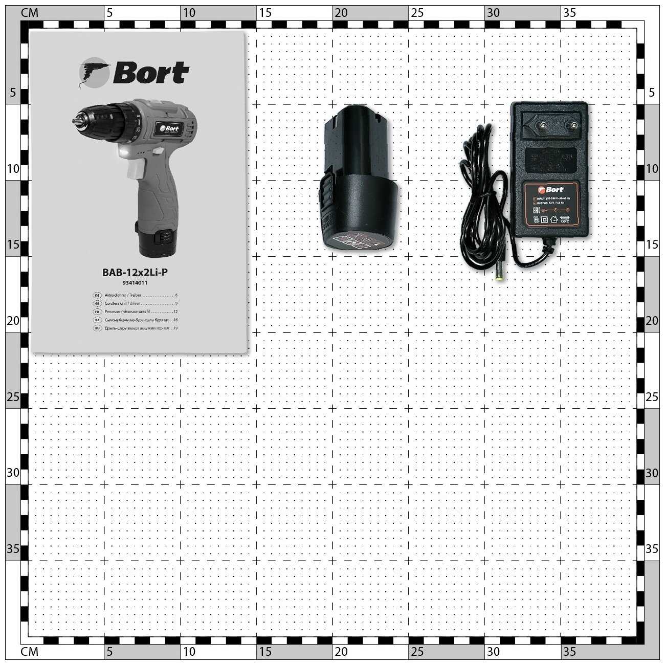 Аккумуляторная дрель-шуруповерт Bort BAB-12X2LI-P (1X1,5 AH) 93414011 фотография 6