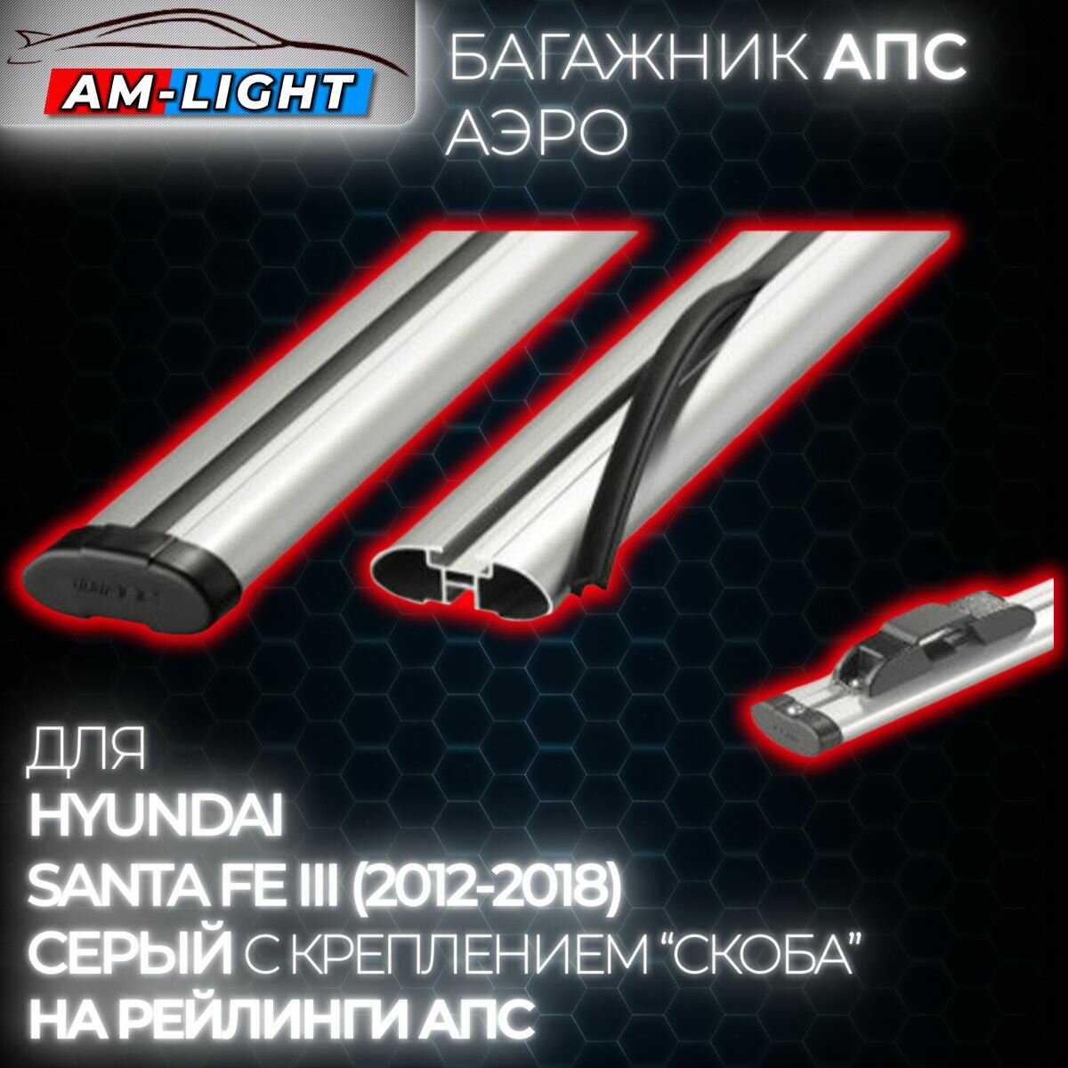 АПС рейлинг Hyundai Santa FE III (2012-2018)