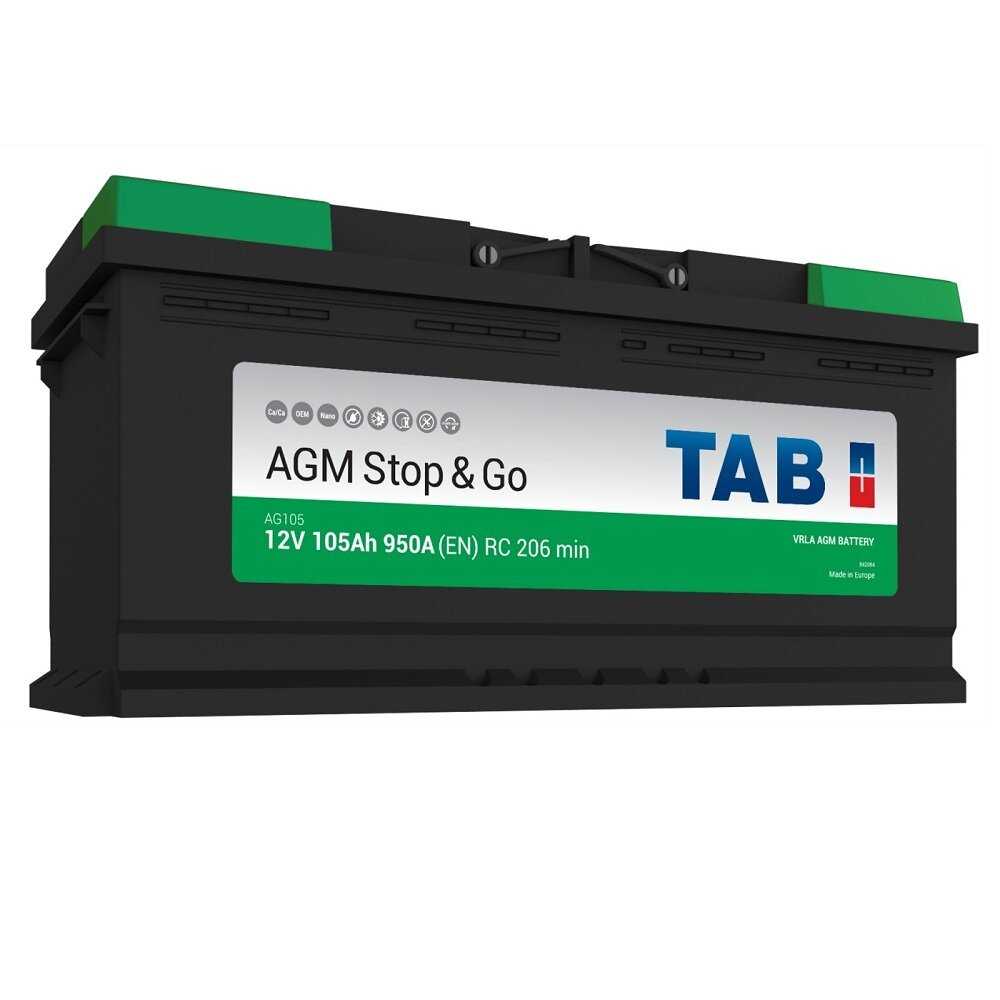 Автомобильный аккумулятор TAB AGM Stop&Go AG105 (213105) фотография 5
