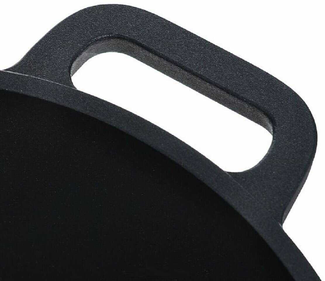 Казан НЕВА МЕТАЛЛ ПОСУДА Литой с крышкой-сковородой фотография 7