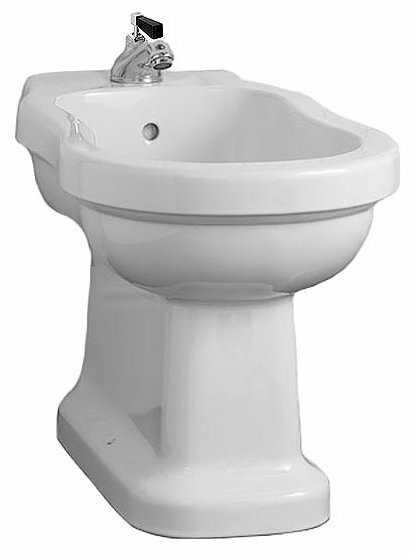 Биде напольное Devon & Devon Blues IBBID1FBLUES с вертикальным выпуском