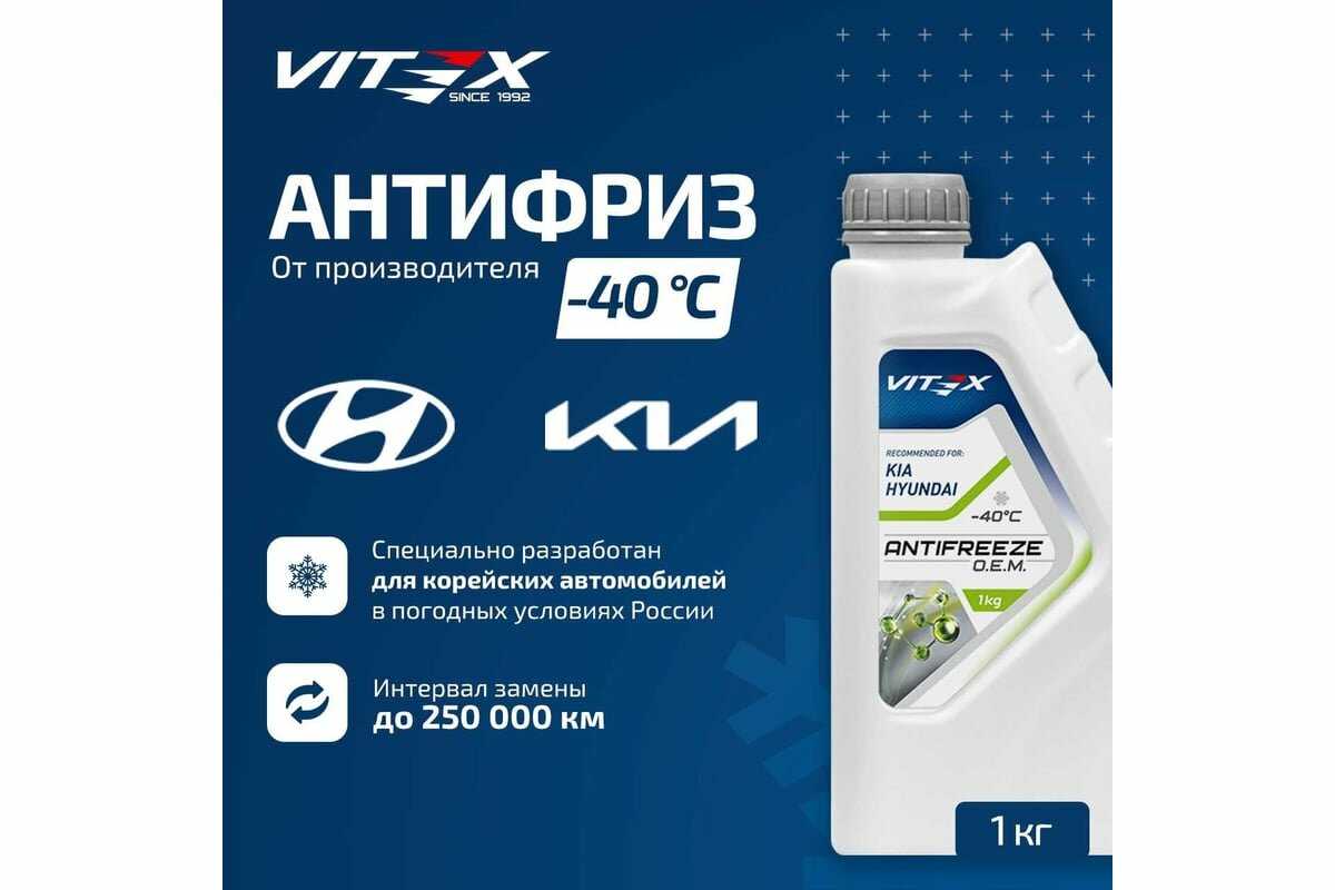 Антифриз VITEX O. E. M. for Hyundai Kia (1кг) фотография 4