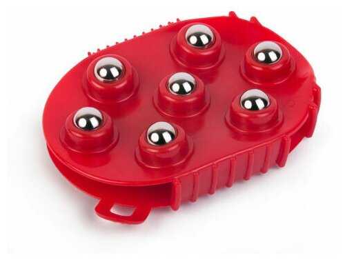 Массажер Массажер варежка c металлическими шариками фотография 12