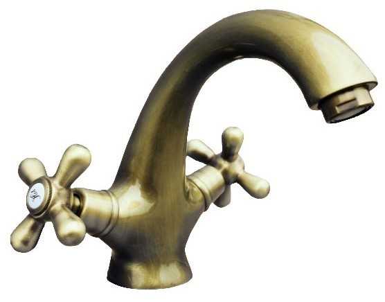 Смеситель для раковины (умывальника) Slezak RAV Morava Retro MK128.5SM, вентильный