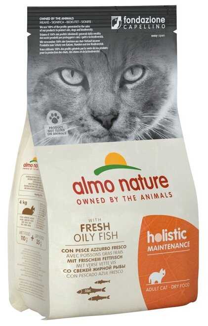 Корм для кошек Almo Nature Holistic Maintenance (с жирной рыбой) фотография 6