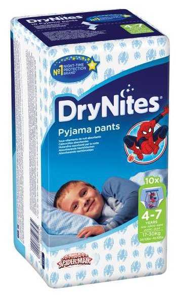 Huggies трусики DryNites для мальчиков 4-7 лет, 17-30 кг фотография 1