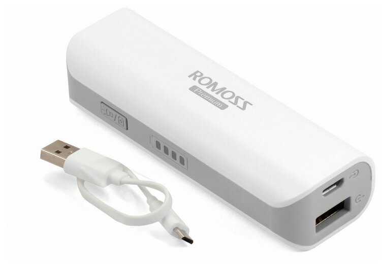 Внешний аккумулятор для телефонов Romoss Sailing 1 (2600mAh)