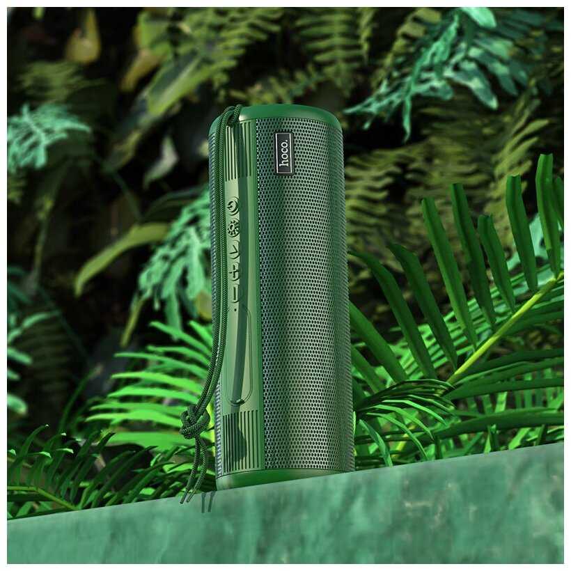HOCO / Колонка Блютуз с фонариком черная / 1200mAh HC11 Bora sports BT фотография 4