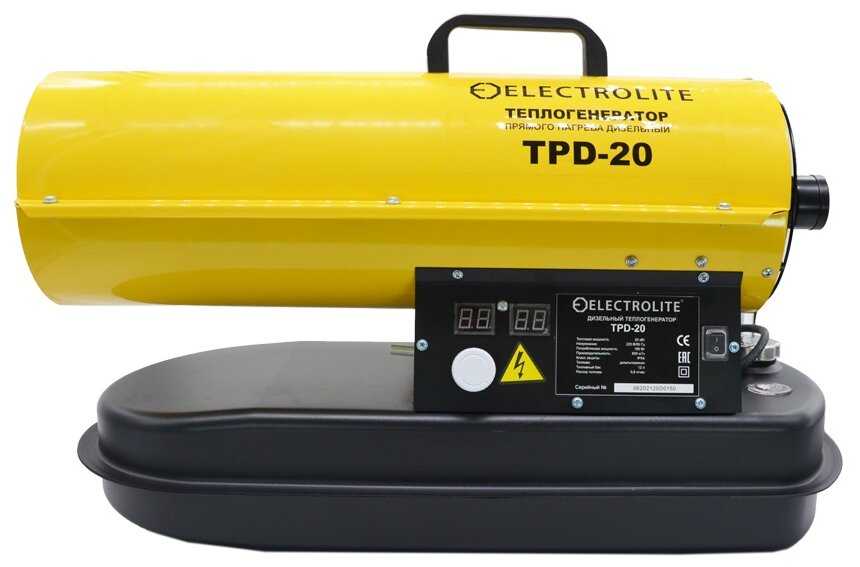 Дизельная тепловая пушка Electrolite TPD-20 фотография 17