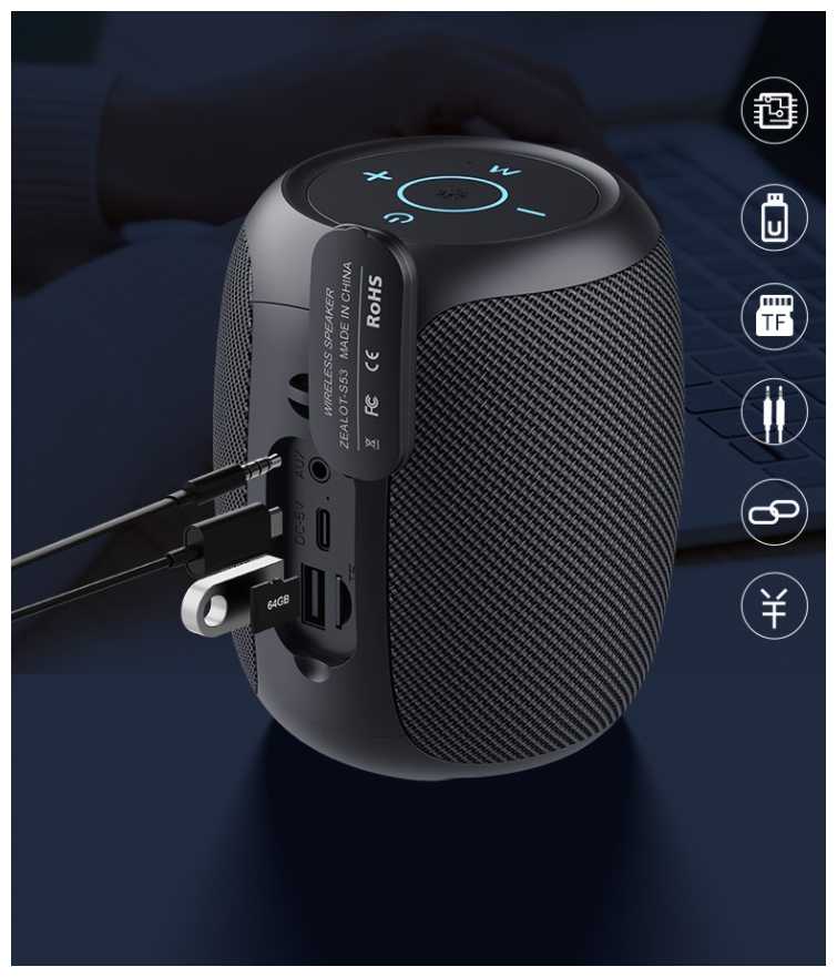 Портативная колонка ZLT S53 фотография 2