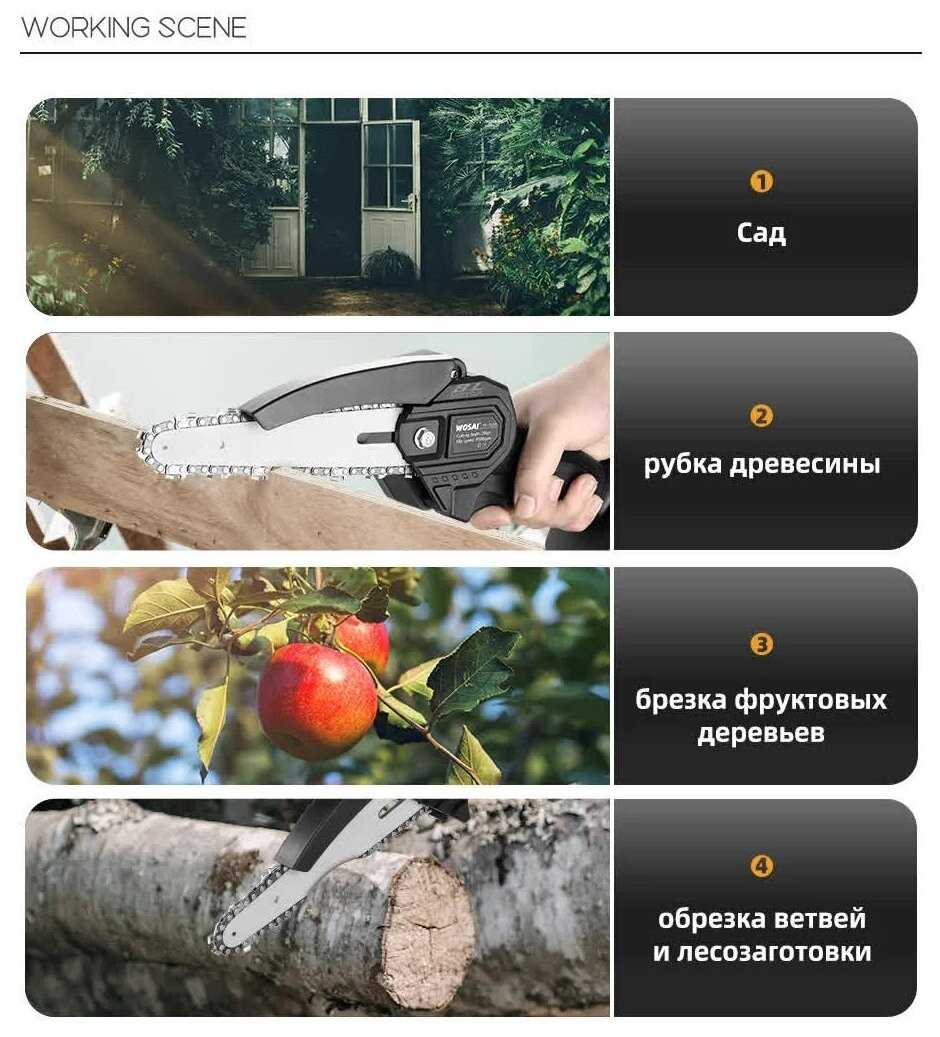 Пила аккумуляторная VVOSAI (WOSAI) WS-DSJ20-C1 фотография 7