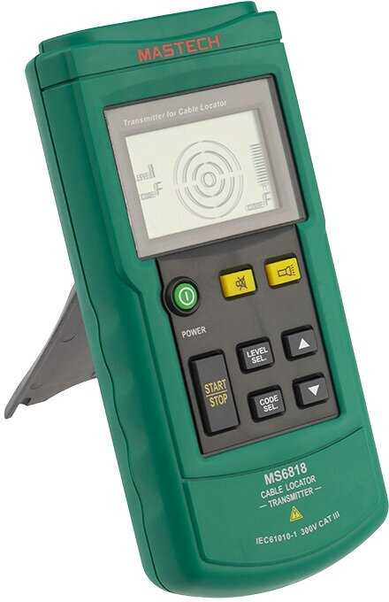 Кабельный локатор/детектор скрытой проводки MASTECH MS-6818 фотография 3