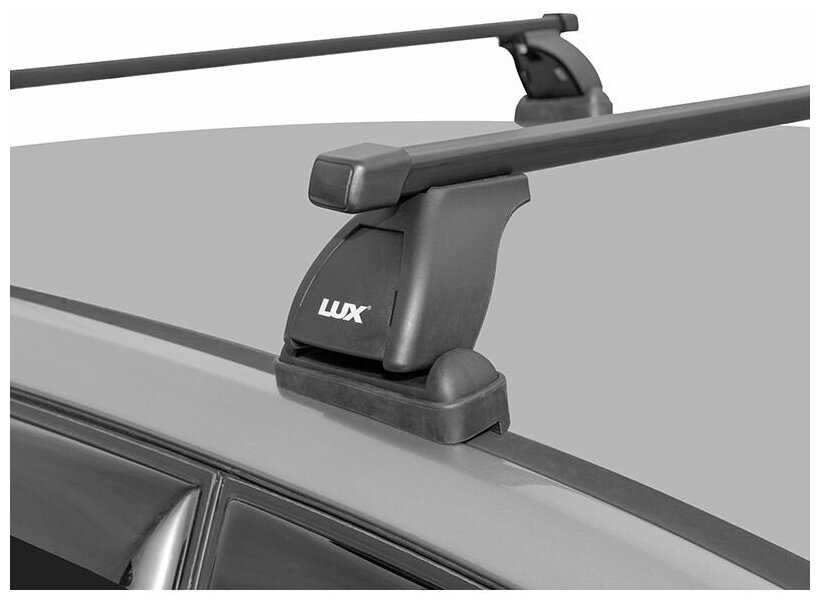 Багажник на крышу LUX прямоугольные дуги 1,2м Мерседес Б класс W246 2012-2018, а:21201-32 фотография 3