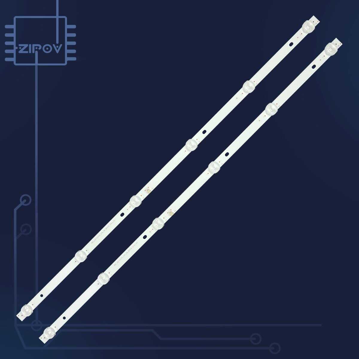Подсветка MCPCB для ТВ VHIX-32F102TSY / Hi VHIX-32F102TSY / Skyline 32YST5970 (HRS_SQY32A114_2X6_2W) фотография 2