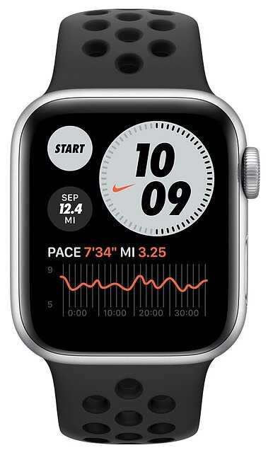 Умные часы Apple Watch SE GPS + Cellular 40мм Aluminum Case with Nike Sport Band фотография 11