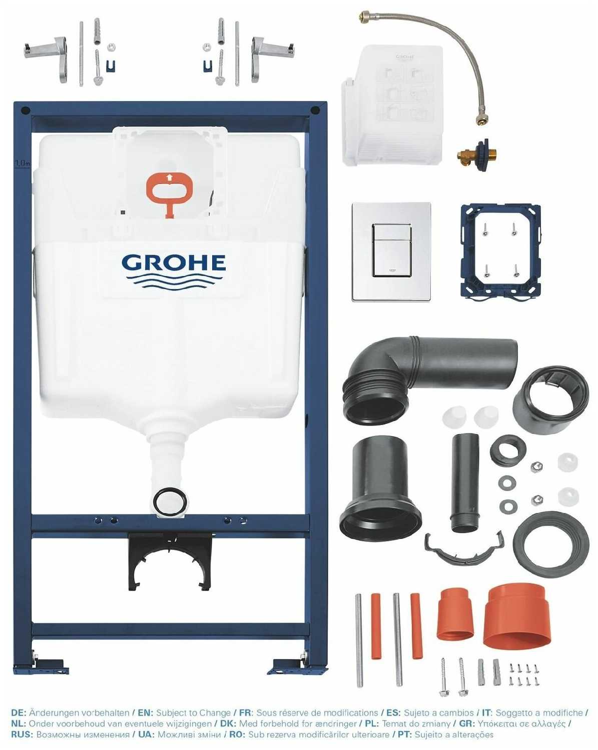 Рамная инсталляция Grohe Rapid SL 38811000 фотография 4