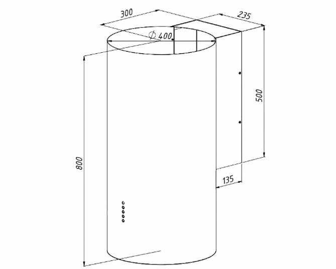 Кухонная вытяжка AKPO WK-4 Balmera WL (40 см) фотография 13