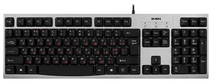Клавиатура SVEN KB-S300 White USB