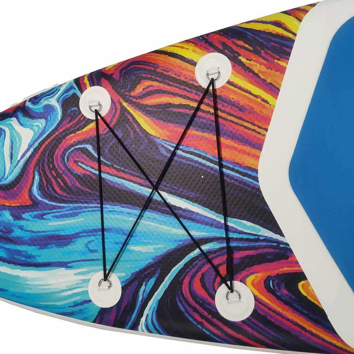 Сап борд для серфинга надувной двухслойный, Sup board Art 11.0' для плавания, надувная доска c веслом и насосом фотография 12