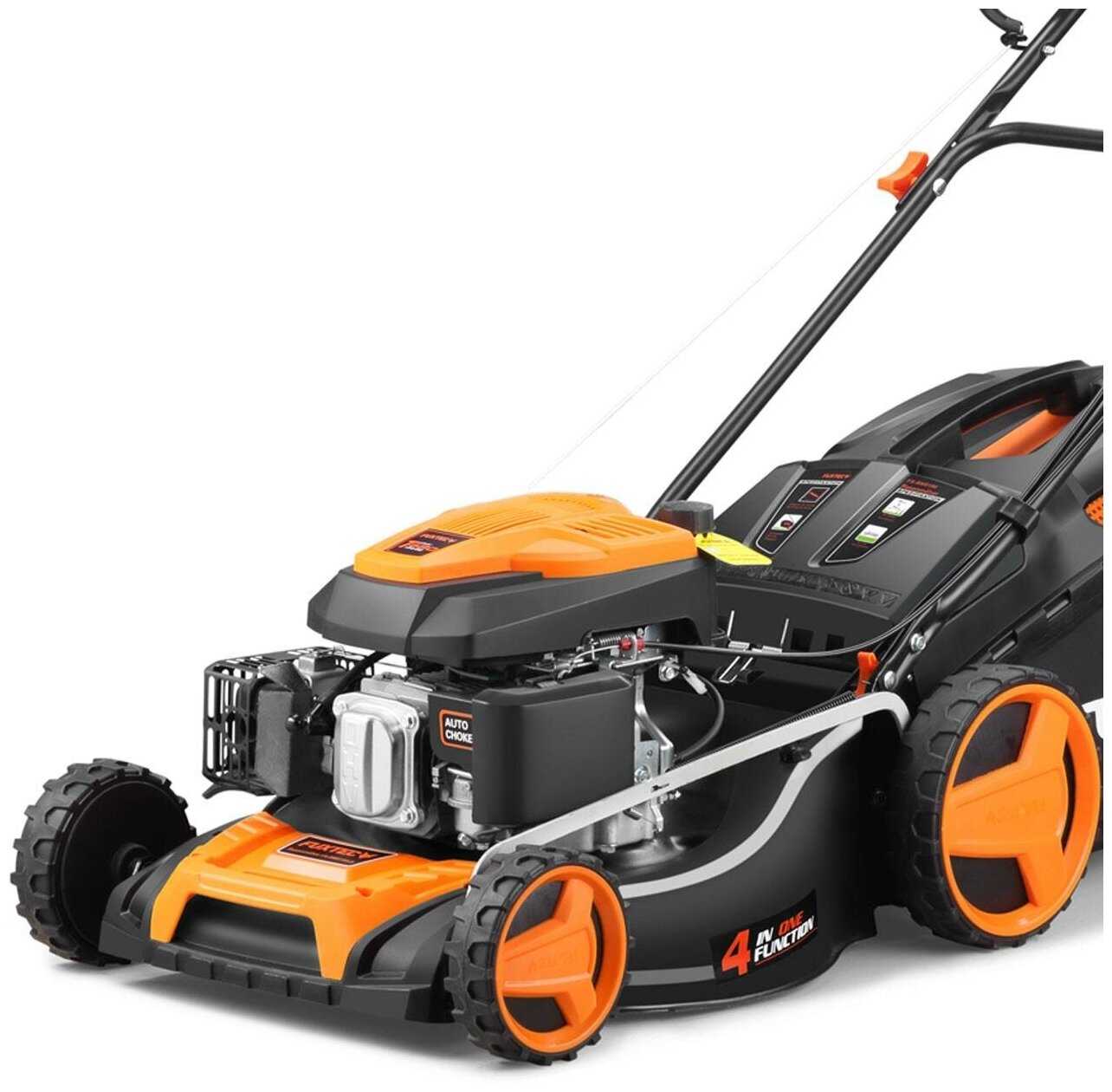 Газонокосилка бензиновая FUXTEC FX-RM5196SL 51 см, Самоходная, Мульчирующая