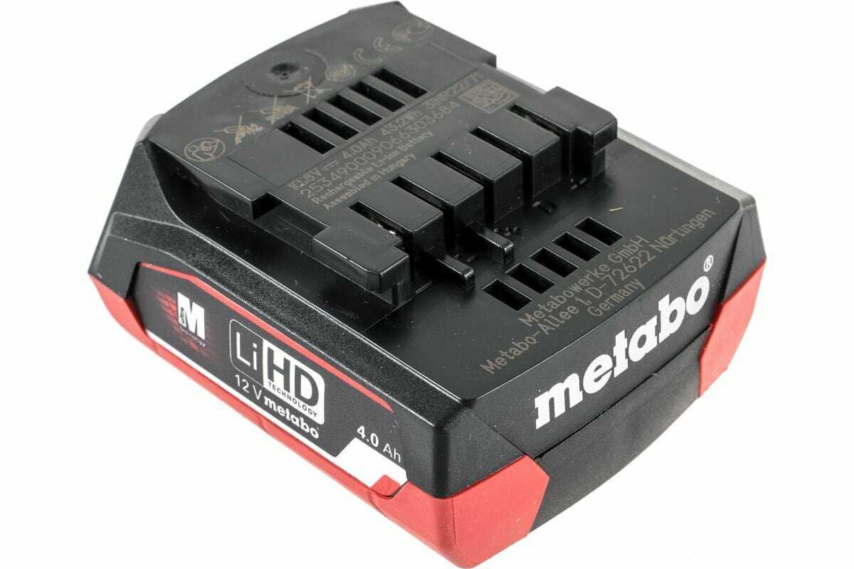 Metabo 12 В (625349000) фотография 8