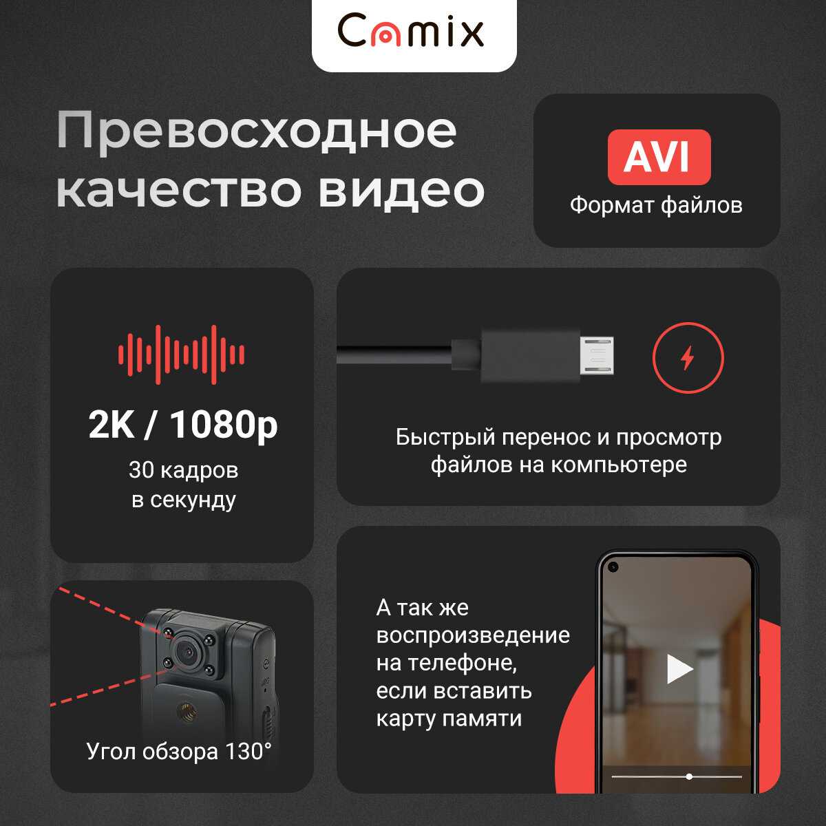 Видеокамера Camix G290 фотография 1
