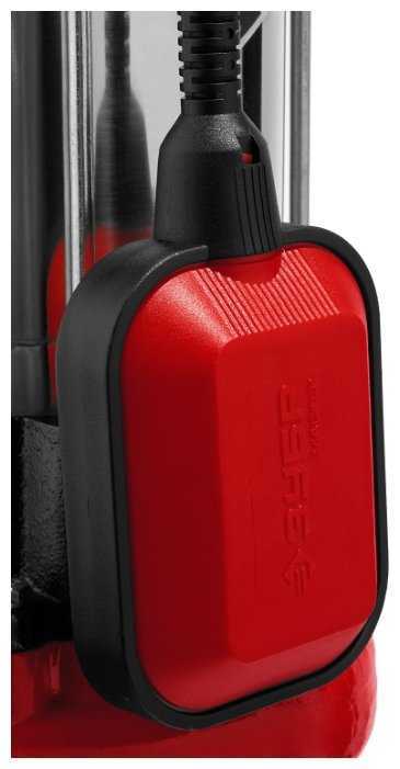 Фекальный насос ЗУБР НПФ-1100-Р (1100 Вт) фотография 4