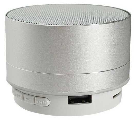 Портативная колонка LuazON LAB-05, Bluetooth, USB, microSD, microUSB, микс фотография 2