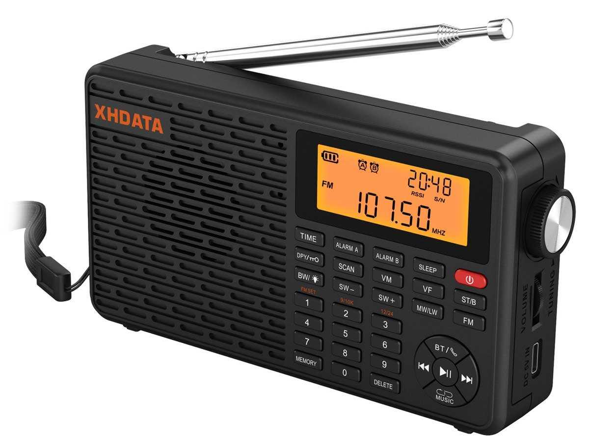 Цифровой портативный радиоприемник Xhdata (AM/SW/MW/FM) фотография 11