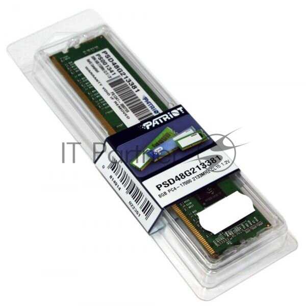 Оперативная память Patriot Memory SL 8 ГБ DDR4 DIMM (PSD48G213381) фотография 12