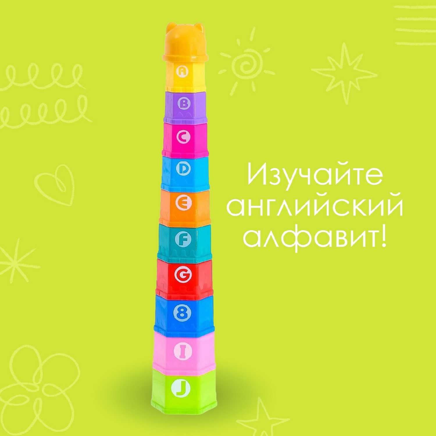 Развивающая игрушка Пирамидка: Мишка фотография 9