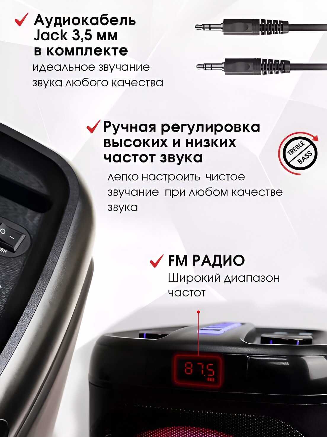 Портативная акустика Microlab PT800 фотография 2