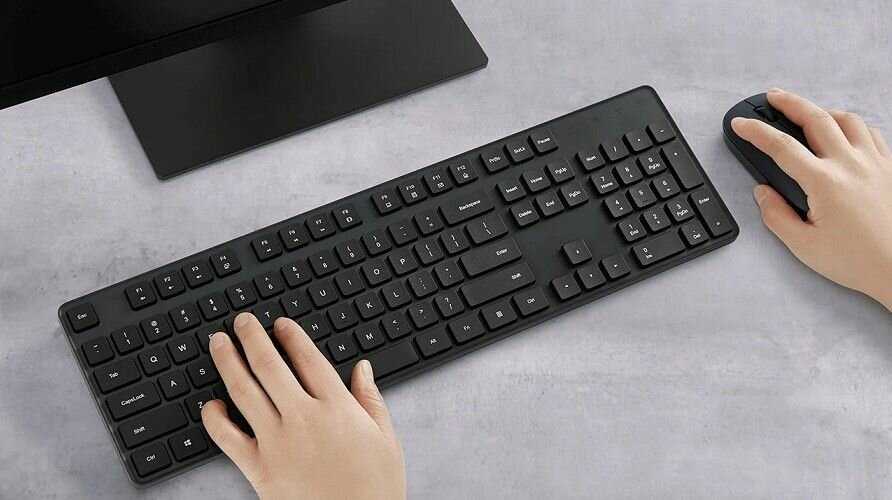 Комплект мышь + клавиатура Xiaomi Mi Wireless Keyboard and Mouse Set 2 (WXJS02YM) фотография 3