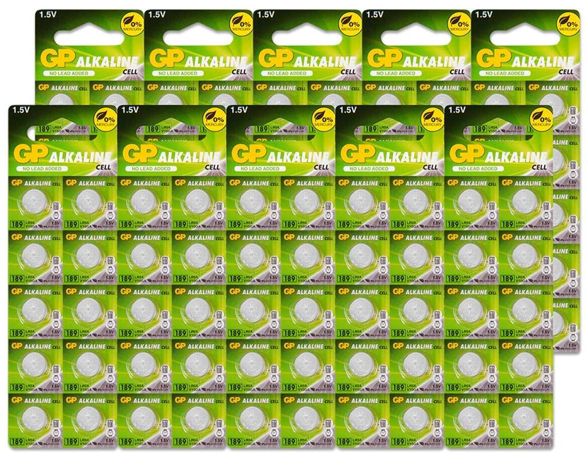 Батарейка AG10 (LR54, LR1130, 389) 1.5V GP Blister фотография 3