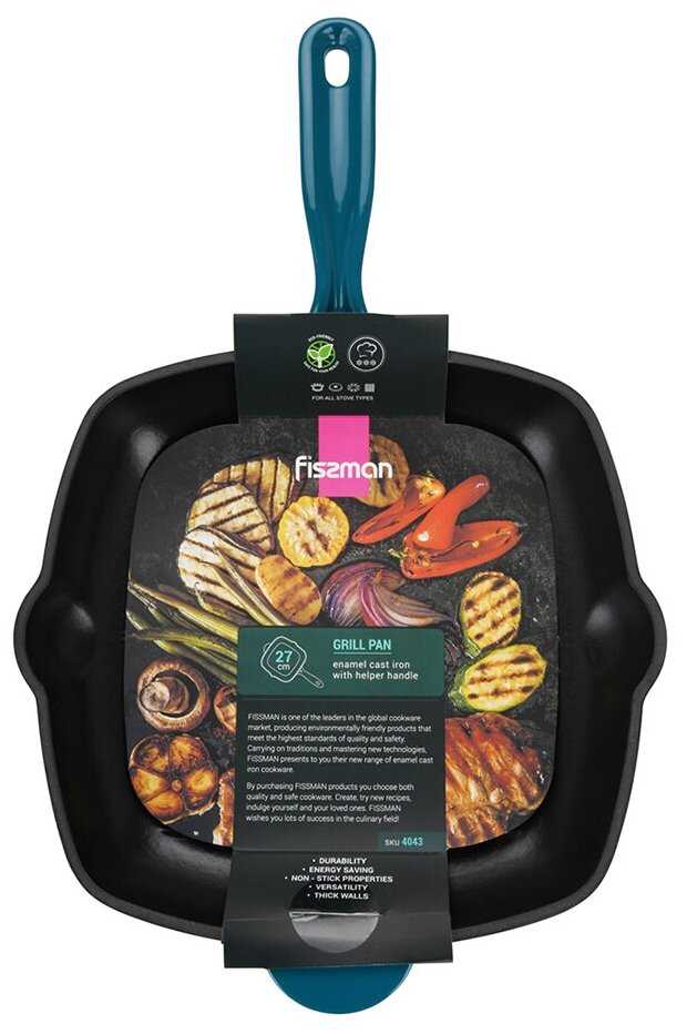 Сковорода FISSMAN Сковорода-гриль 27 см (4043) фотография 8