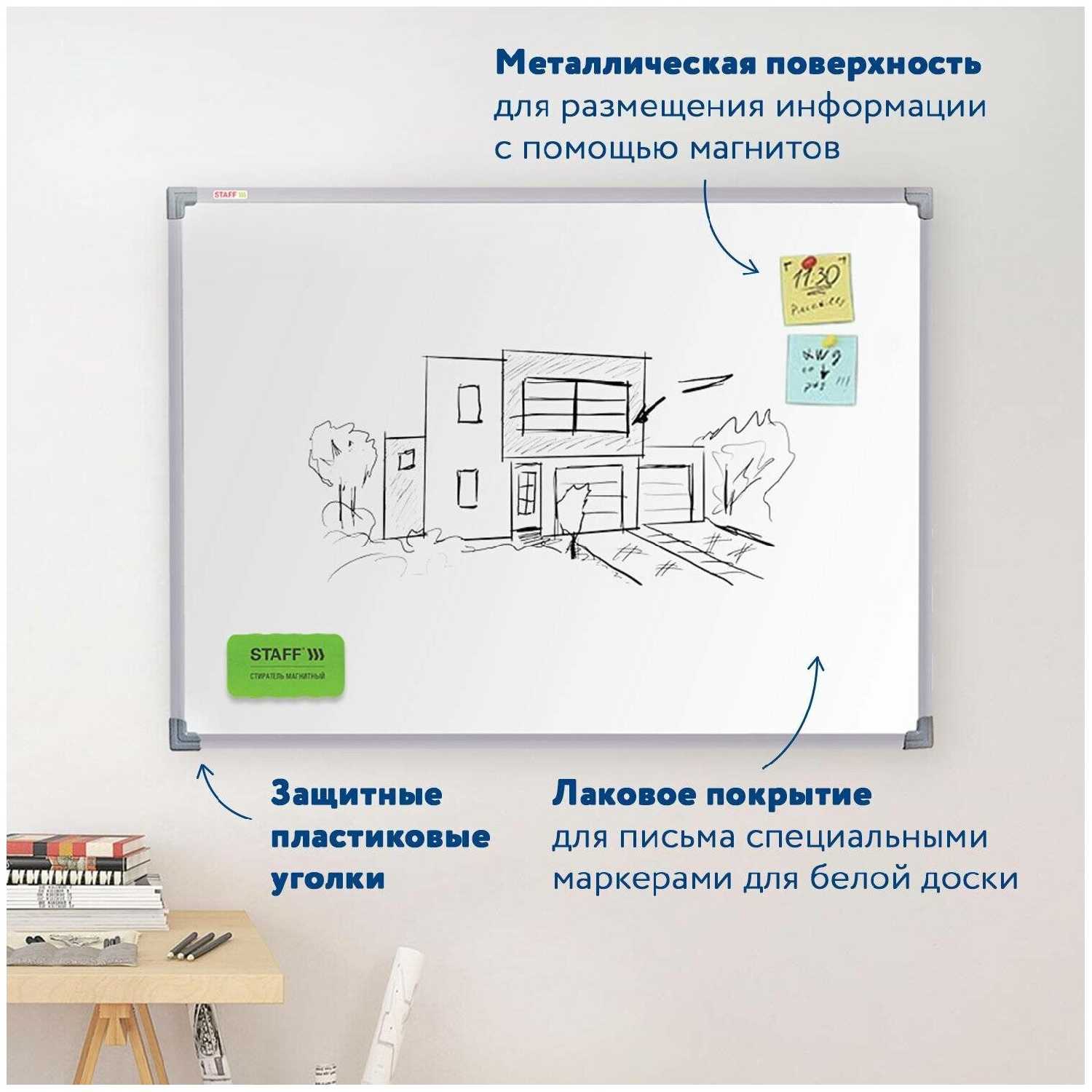 Доска магнитно-маркерная STAFF ECO (238137) фотография 4