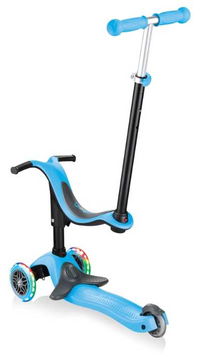 Детский 3-колесный самокат-беговел GLOBBER Go Up Sporty Plus Lights фотография 13