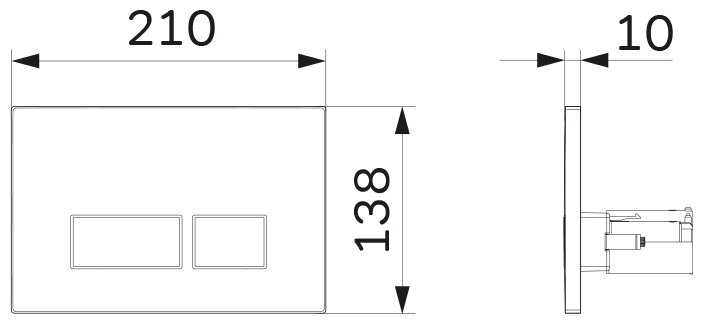 Рамная инсталляция AM.PM Pro I012704 с клавишей Pro S фотография 9