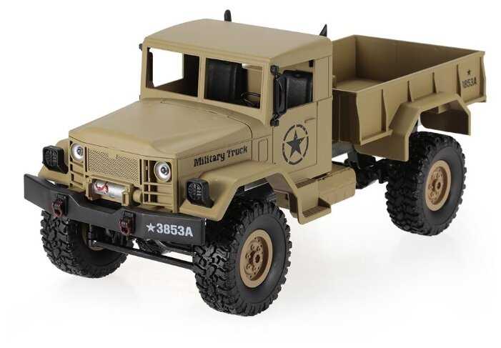Грузовик Heng Long Rock Crawler Army Car 3853A, 1:16, 35 см