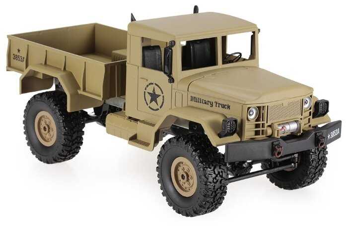 Грузовик Heng Long Rock Crawler Army Car 3853A, 1:16, 35 см фотография 1
