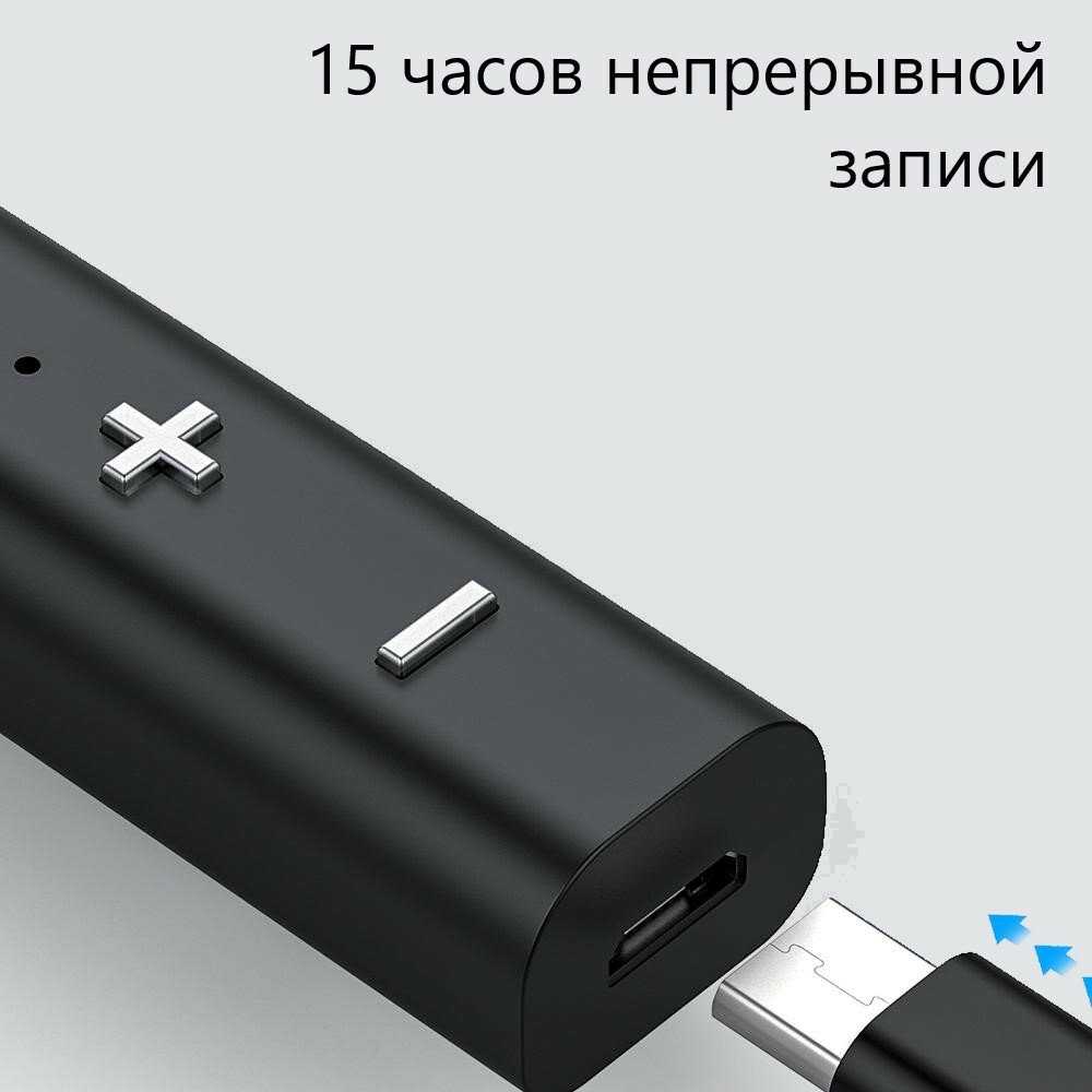 Диктофон + MP3 плеер с встроенной памятью на 8 ГБ фотография 4