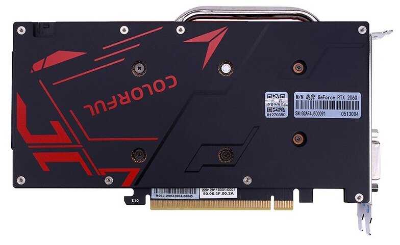 Видеокарта Colorful GeForce RTX 2060 NB V2-V 6GB фотография 2